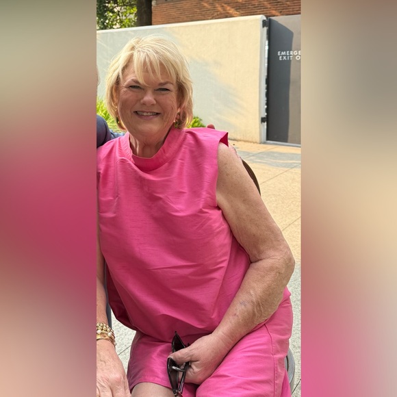 Sleeveless Diplomat Mini Dress - Hot Pink - Picture 5 of 5